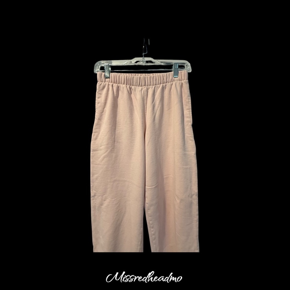 Brandy Melville Light Pink Sweatpants Cozy Joggers - Picture 2 of 6
